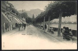 AK Vevey, le quai