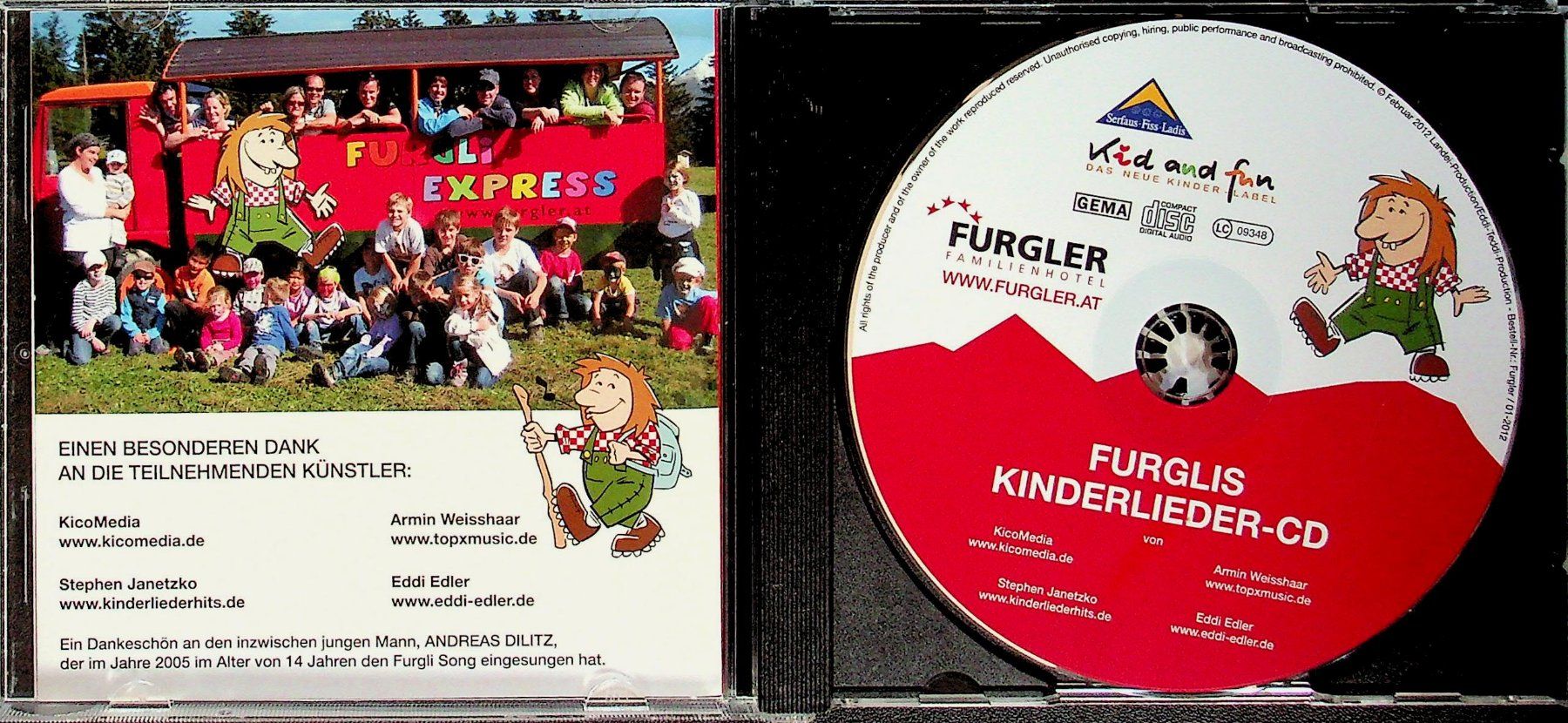 CDs: Furglis  Kinderlieder C – Gebraucht aus Reitnau von Zaomir 2