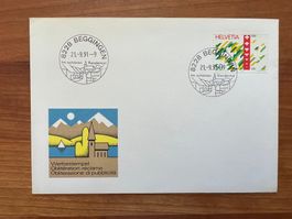 Brief Erstag Werbestempel Beggingen     (G2269)