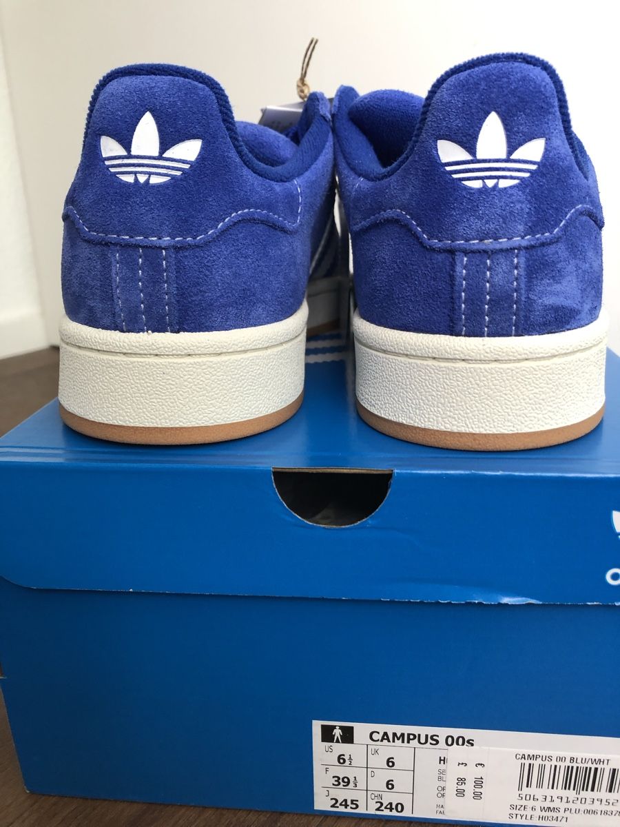 Adidas Scarpe da uomo: Adidas Campus 00s Blue/White 39.3 – Nuovo e nell'imballaggio originale da Baar venduto da tortuga72 1