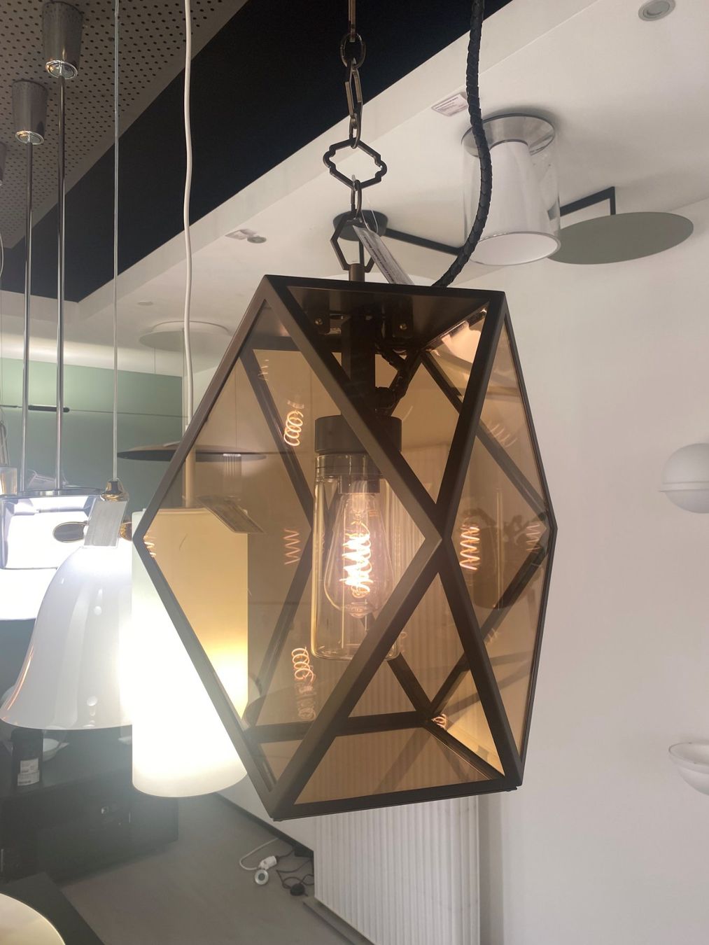 Lampade: Contardi Muse Lantern Outdoor Pendelleuchte – Usato da Rothenburg venduto da Lampenoutlet