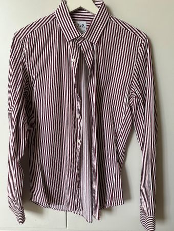 Herren Hemd ZARA, Streifen, Grösse M, superslim fit
