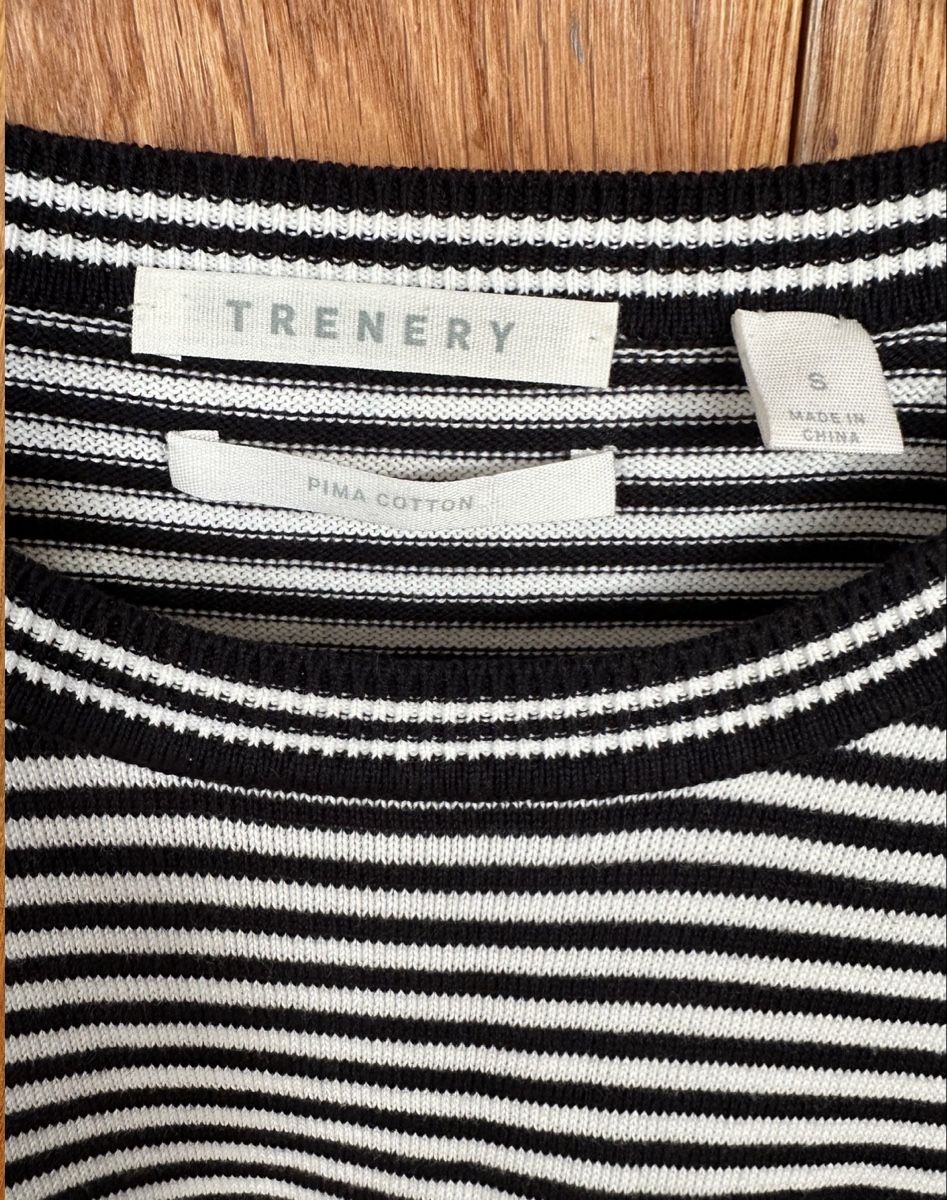 Pulls & Sweat-shirts: Pullover Trenery gestreift Pima Baumwolle oversize S – Neuf (Voir description) à Walzenhausen par auw_sx8w 2