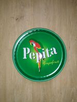 PEPITA (Grapefruit) - rundes Serviertablett aus Blech