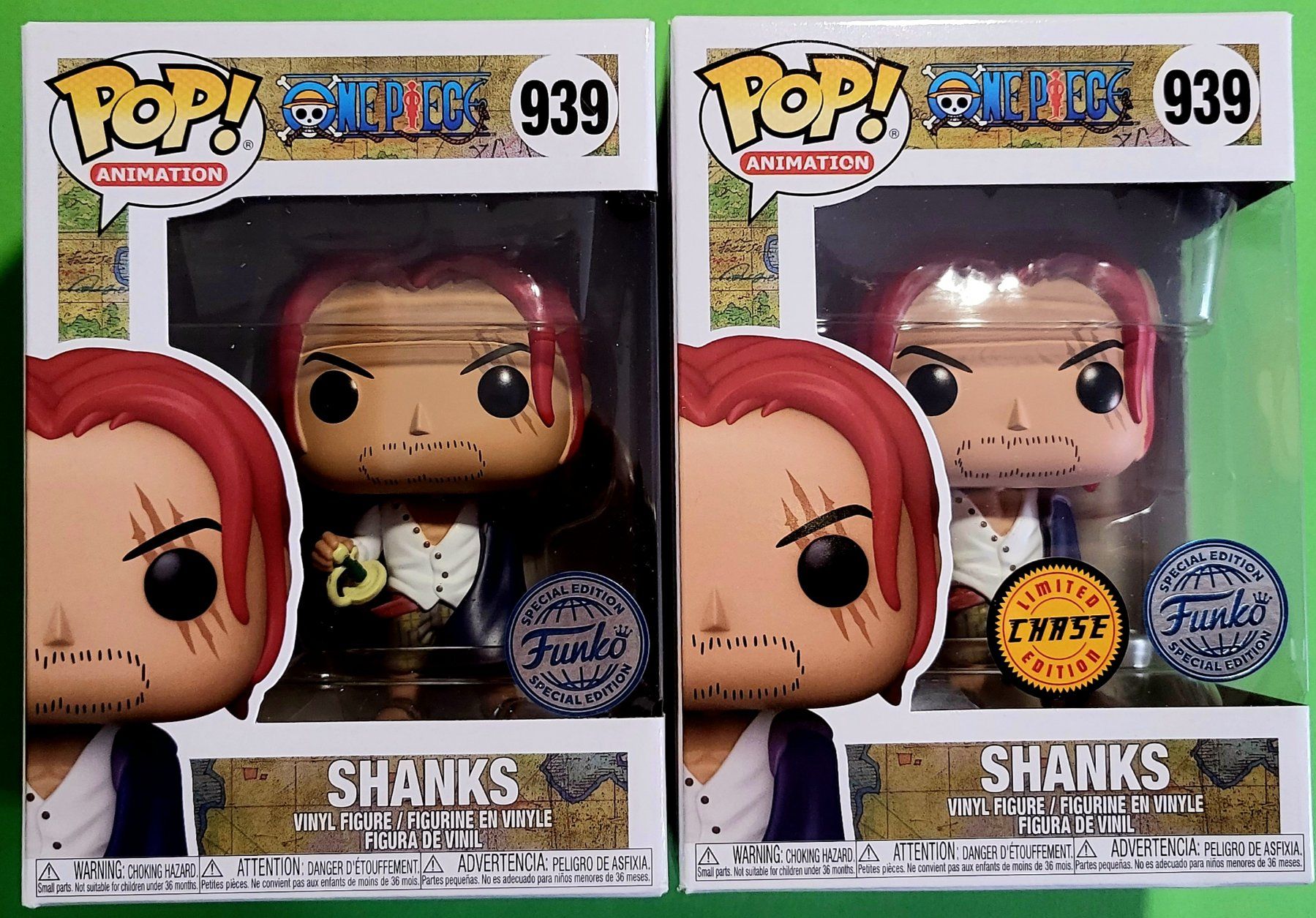 Funko Figuren: Funko Pop One Piece   Shanks CHASE – Neu und originalverpackt aus Montet (Glâne) von KOADA