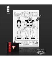 Poster - Goldorak - Robot - "Print UV" - A4 - Goldorak