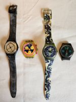 4x Swatch Vintage Uhren Lot Chronograph Special Edition 1991