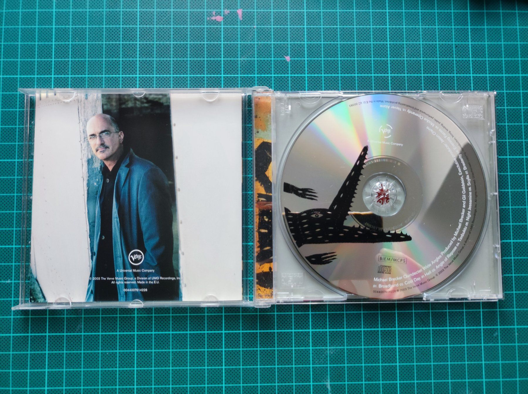 CDs: Michael Brecker Quindectet - Wide Angles (CD) – Gebraucht aus Zürich von Max_Lindenbaum 1