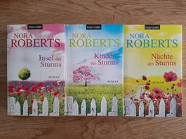 3x Nora Roberts: Sturm Trilogy (Kinder, Insel, Nächte)