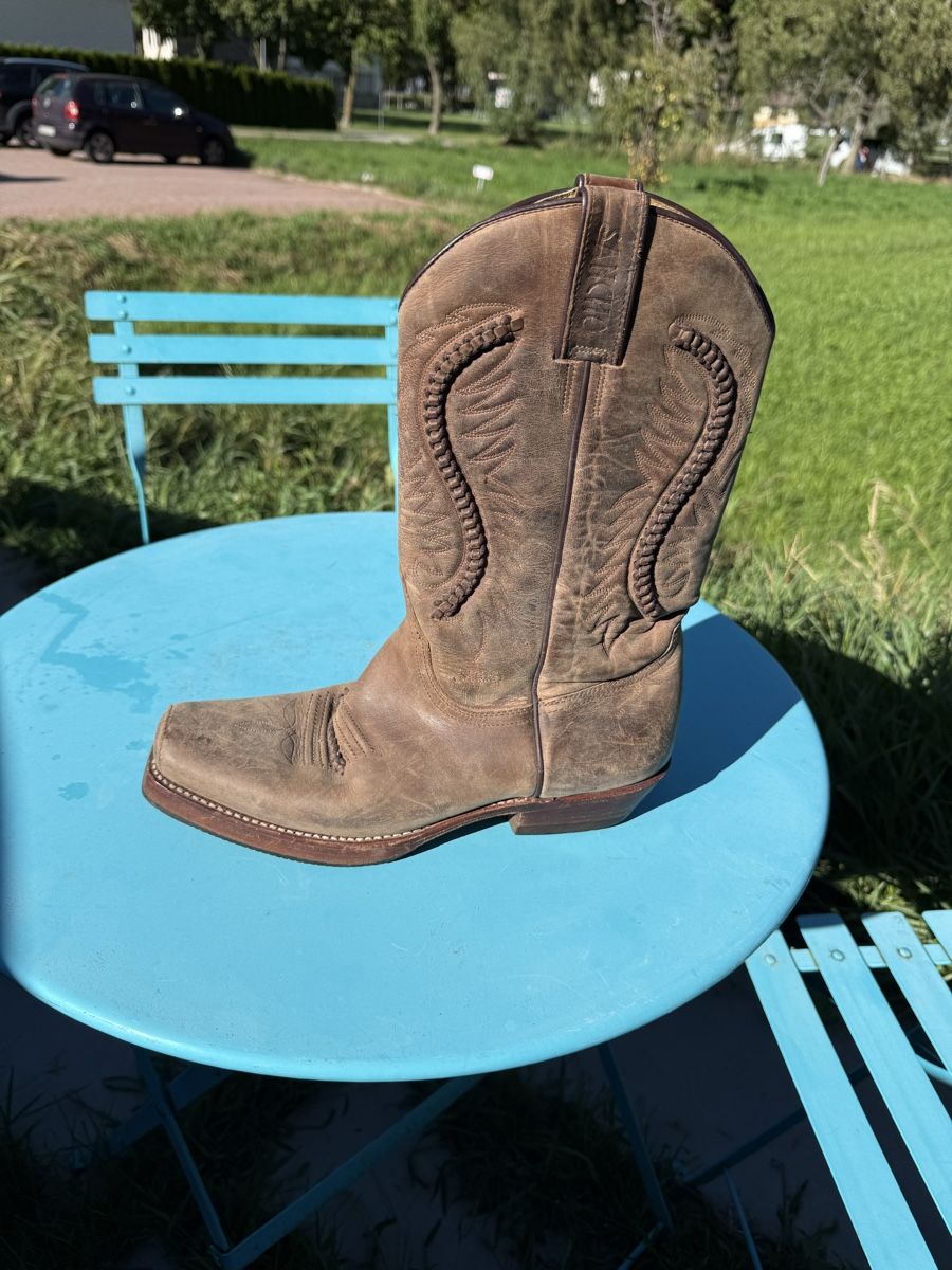 Sancho Abarca Scarpe da uomo: Sancho Stiefel  – Nuovo (secondo la descrizione) da Brigerbad venduto da Poasis