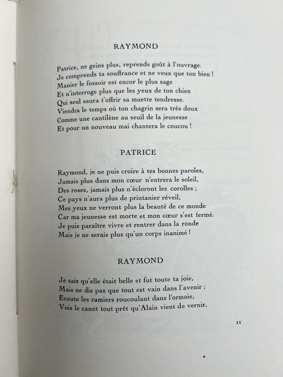 Libri: 3 Églogues, C. d'Eterrnod, dédicacé, 1946 – Usato da Savigny venduto da ron_q529 7