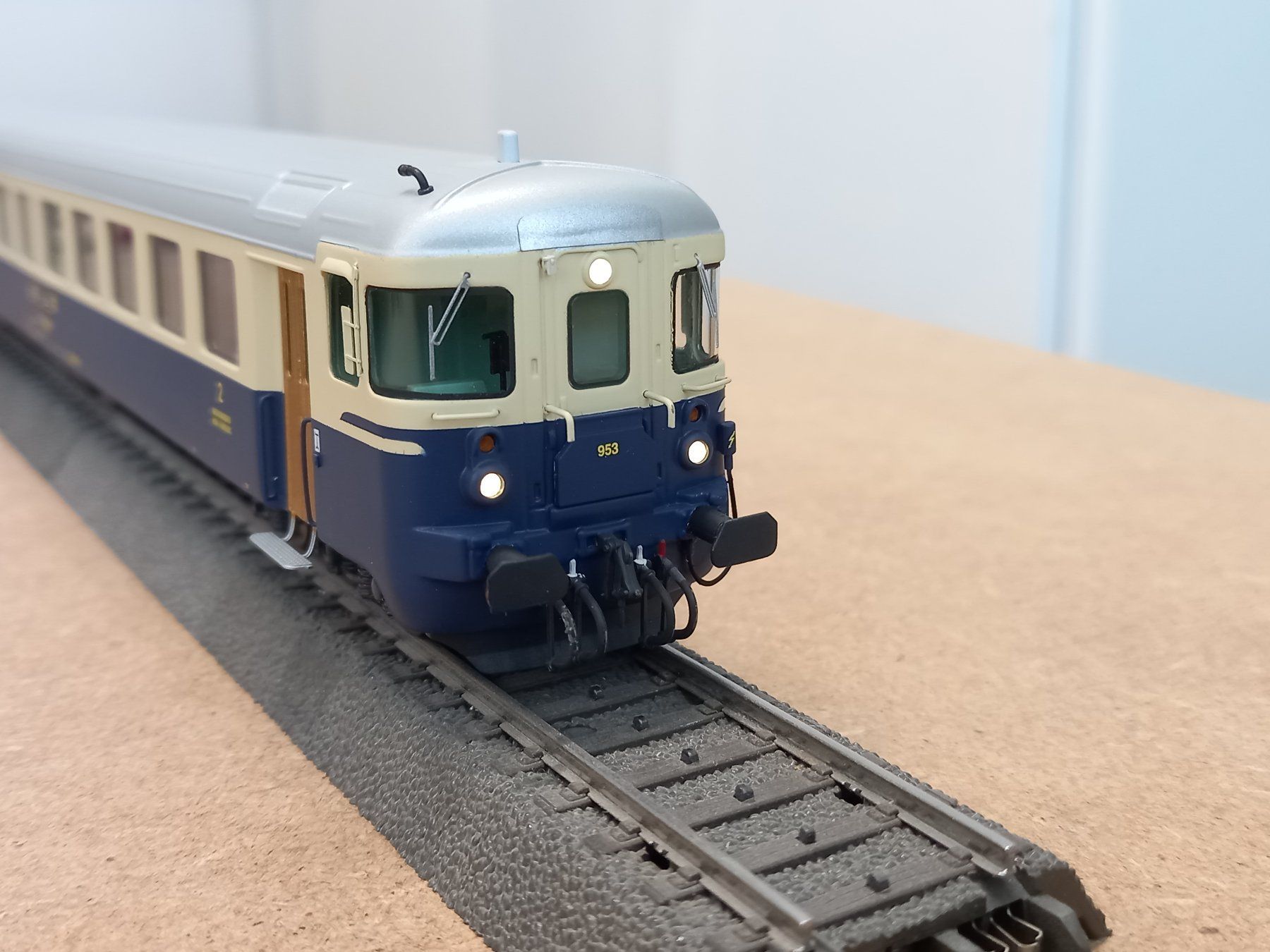 Modelleisenbahnen: BLS Bt 953 mowiform / Hui Modellbau – Neu und originalverpackt aus Buch b. Kümmertshausen von accipitergentilis 3
