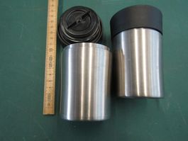 2 Stück Thermobecher 1.4dl mit dichtem Deckel