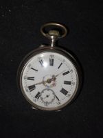 Antike Silberne Taschenuhr, läuft