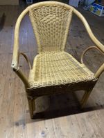 Rattan Holz Sessel zum Restaurieren