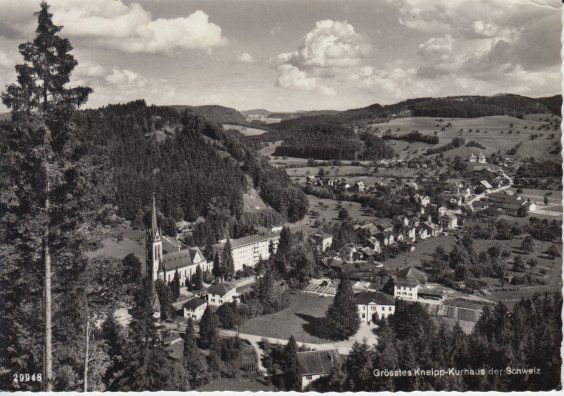 Cartoline postali: Kurhaus Kneipp, Dussnang, 1973 – Usato da Zuerich venduto da OceanLinerPostcards
