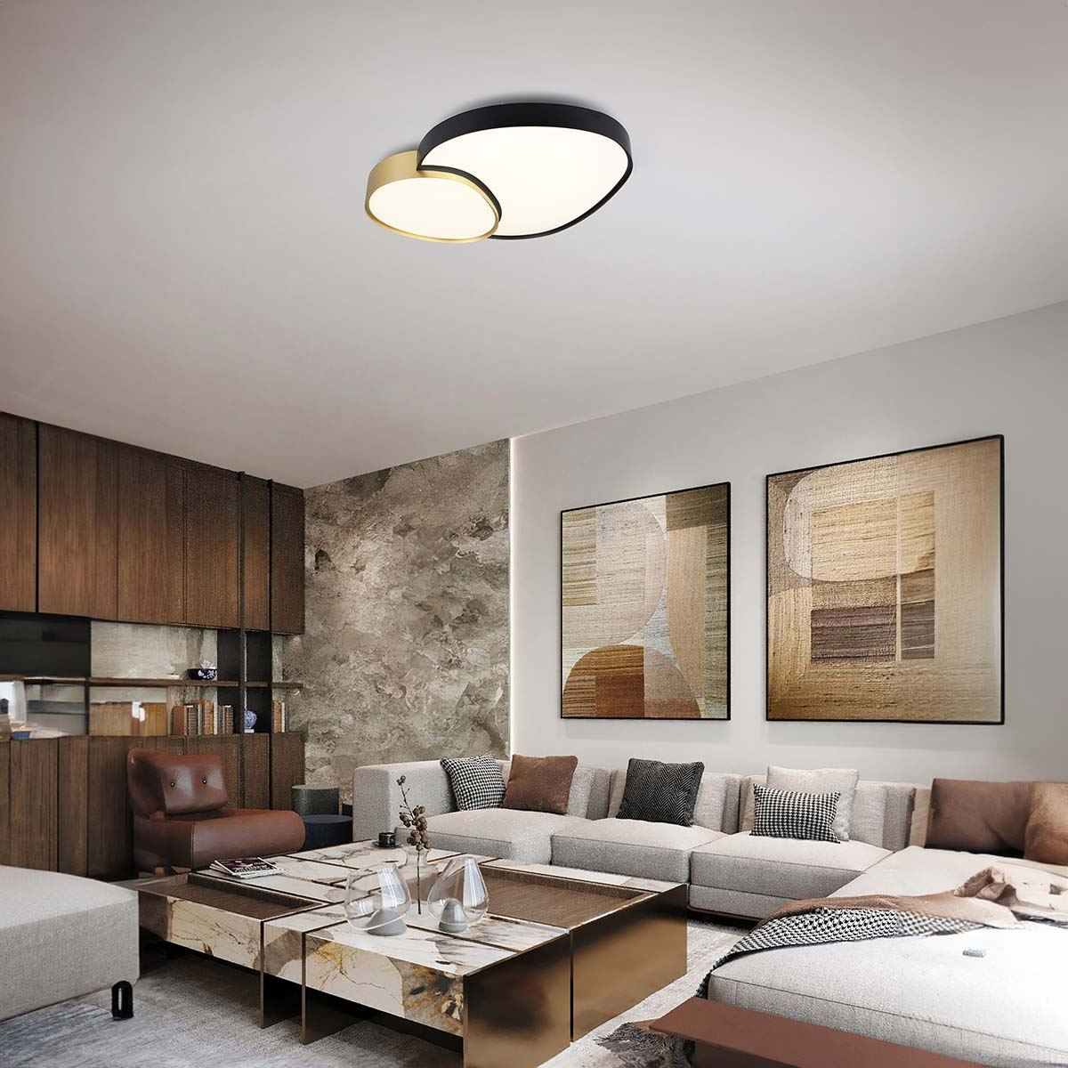 Lampadari & plafoniere: LED Deckenleuchte, Dimmer, 77 cm x 63 cm – Nuovo (secondo la descrizione) da Kreuzlingen venduto da Smart-Light 1
