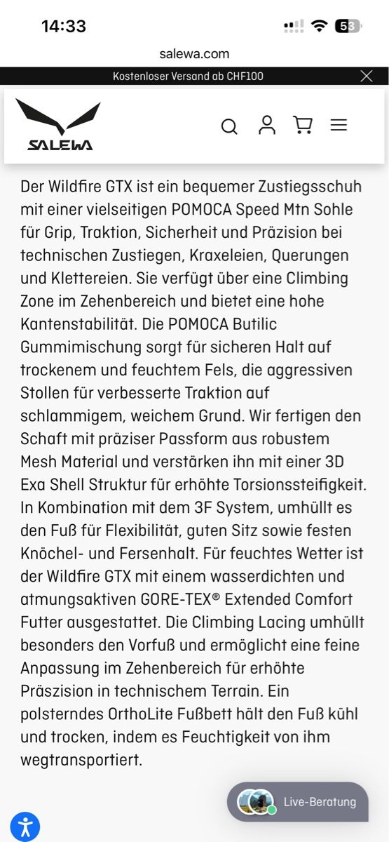 Salewa Chaussures femmes: Salewa Trekkingschuhe – D'occasion à Schlosswil par lin_p8mc 3