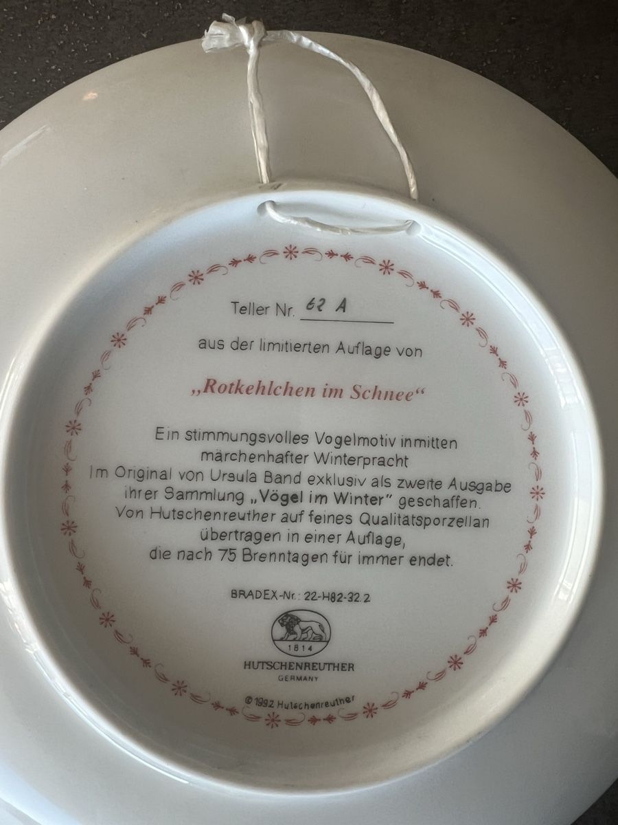 Teller: Assiettes peintes Ursula Band – Gebraucht aus Châtel-St-Denis von gpf_6dsd 3