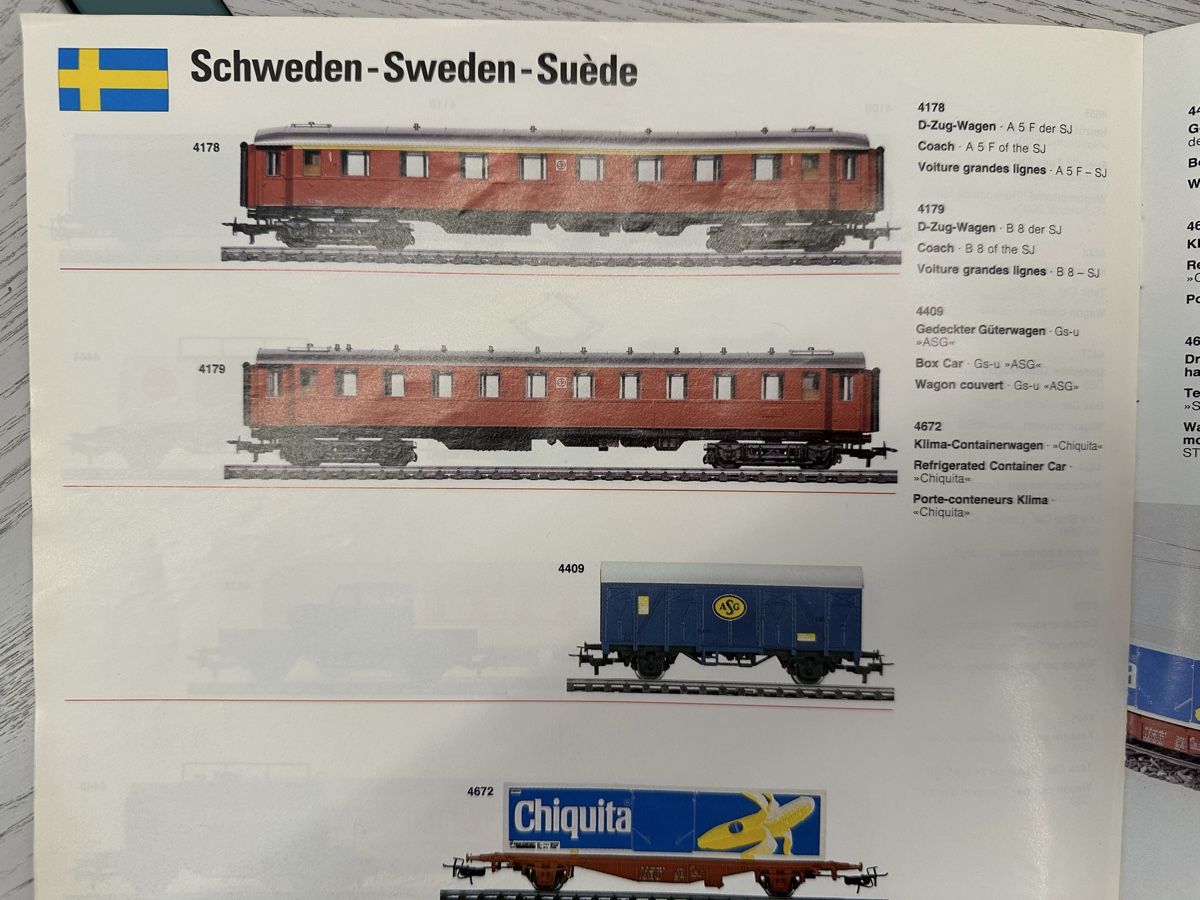 Märklin Trains électriques: Märklin 1986/87 Export-Modelle – D'occasion à Lupsingen par New-Haven 2