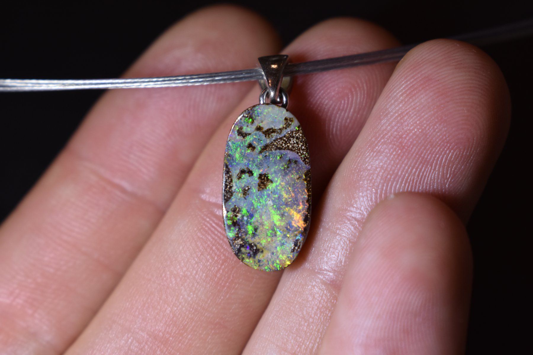 Pietre preziose: Boulder Opal Anhänger – Nuovo (secondo la descrizione) da Aarwangen venduto da kay_f7f5 1