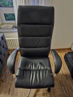 Bürostuhl Topstar Chairman 50 AL Leder schwarz
