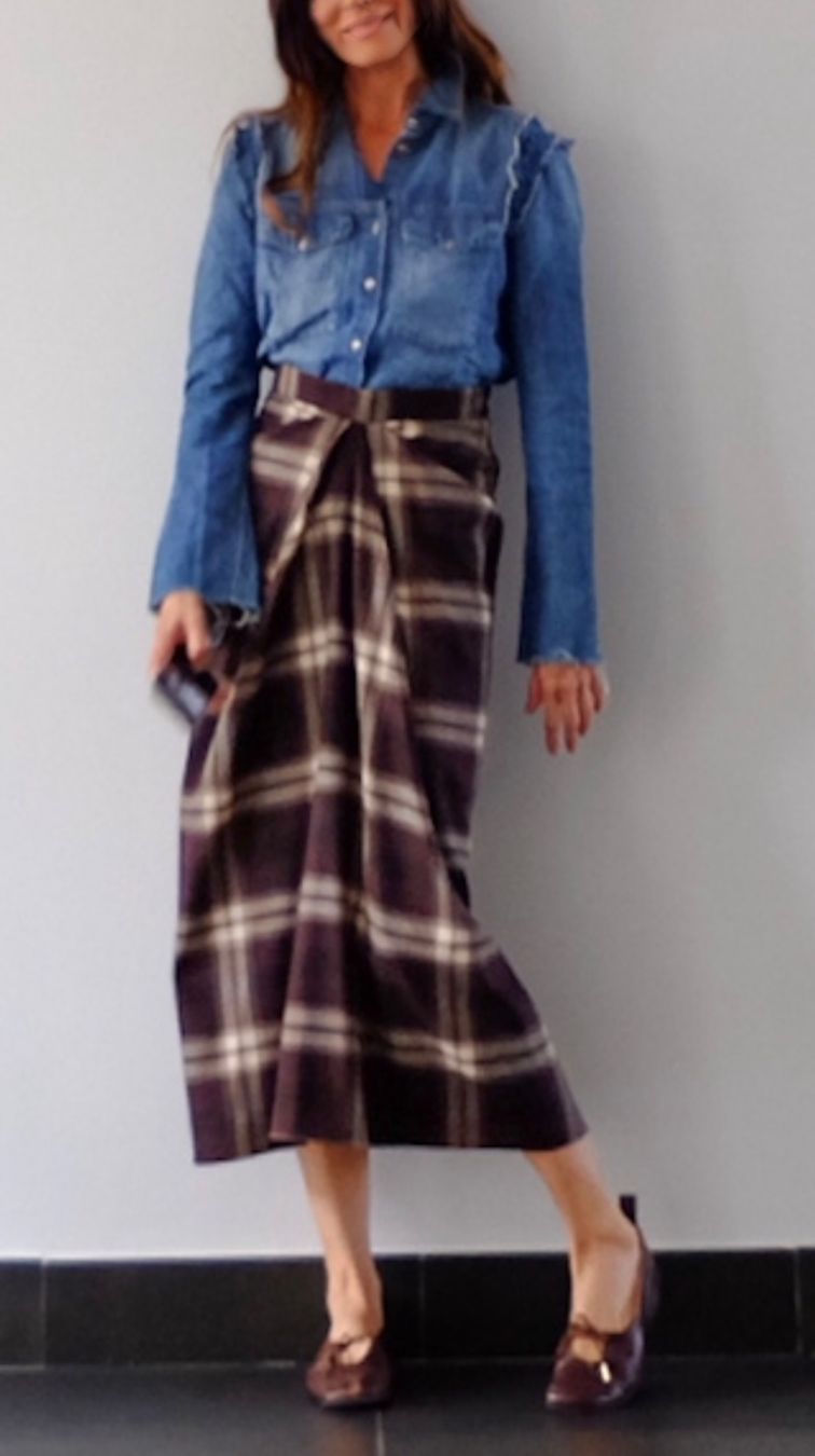 Camicette: süsse Jeansbluse von 7 FOR ALL MANKIND – Usato da Jona venduto da vanessasupermarket20 1