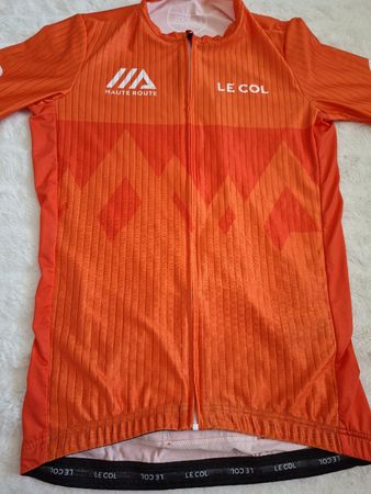 Maillot cycliste Le Col, orange, taille S - 