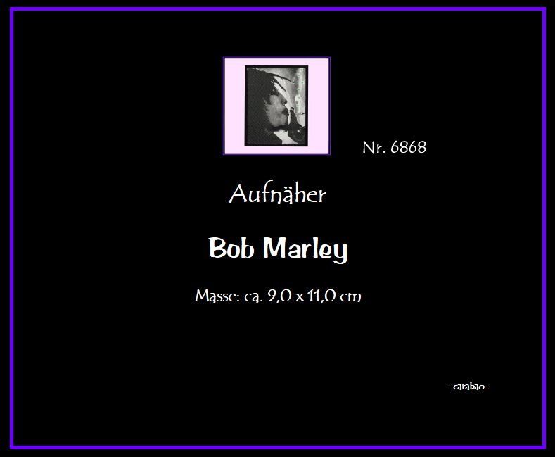 Toppe: Aufnäher Bob Marley - Nr. 6868 – Nuovo (secondo la descrizione) da Winterthur venduto da --carabao-- 3