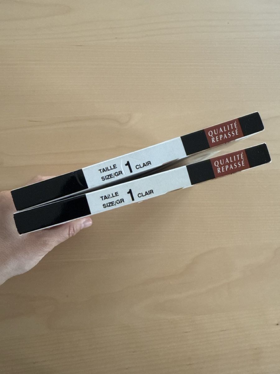 Dim Calze & Collant: NEU 2x DIM Strümpfe clair Grösse 1 – Nuovo e nell'imballaggio originale da Zürich venduto da Esmeralda86 2