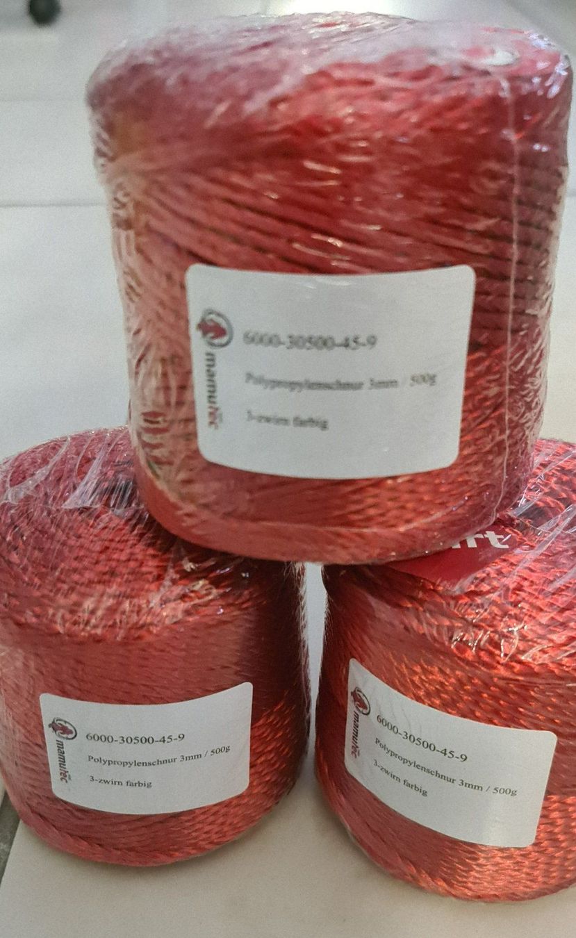 Corde: 3 Rollen Polypropylen schnur, Mamutec – Nuovo e nell'imballaggio originale da Uerkheim venduto da Justi.y