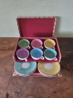 Antik Digoin Sarreguemines Porzellan Set 6 tlg selten France