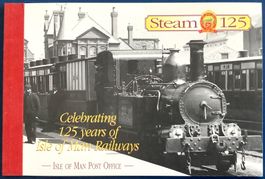 1998 Isle of Man GB 125 Jahre Eisenbahn Markenheftchen **