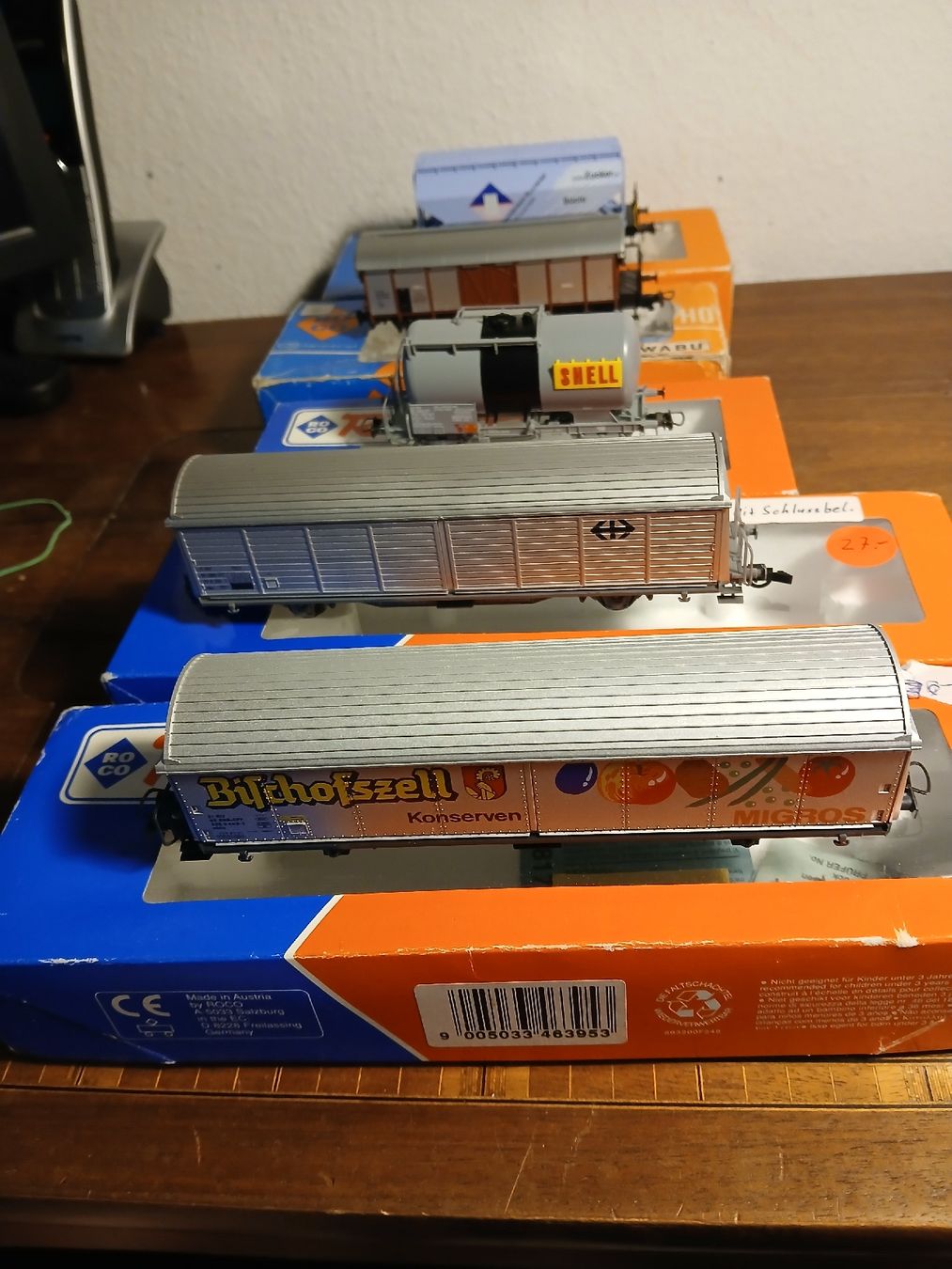 Roco Modellini di ferrovie: Roco H0 Waggons 5 Stk. Konvolut – Usato da Luterbach venduto da trixexpresso 1