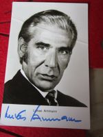 ANTIKE AUTOGRAMMKARTE LUKAS AMMANN CH SCHAUSPIELER