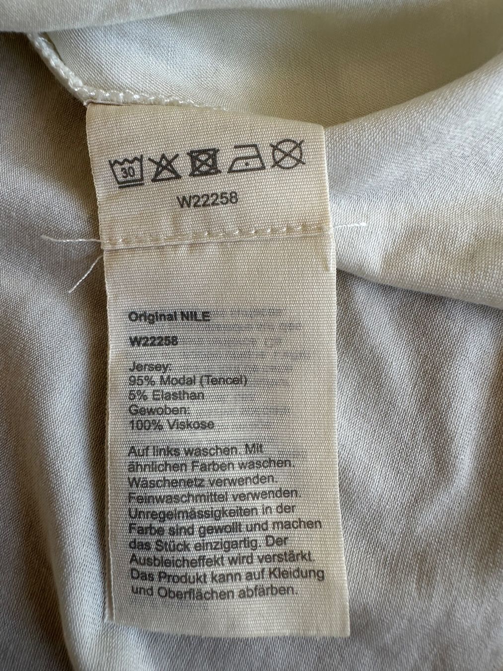 Nile Camicette: Sehr edle wunderschöne Bluse von Nile, Gr. S. helles Beige – Usato da Bern venduto da fluffy07 3