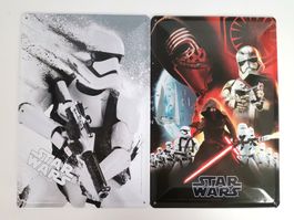 STAR WARS Metallschilder 2 Stück