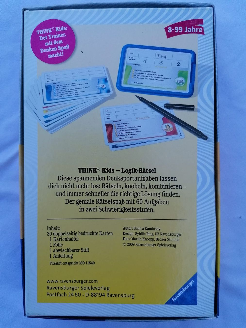 Ravensburger Giochi: Ravensburger THINK Kids Logik-Rätsel  – Usato da Krauchthal venduto da SamsPuce 1