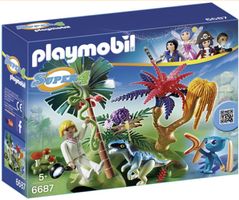 playmobil 6687 Lost Island mit Alien und Raptor