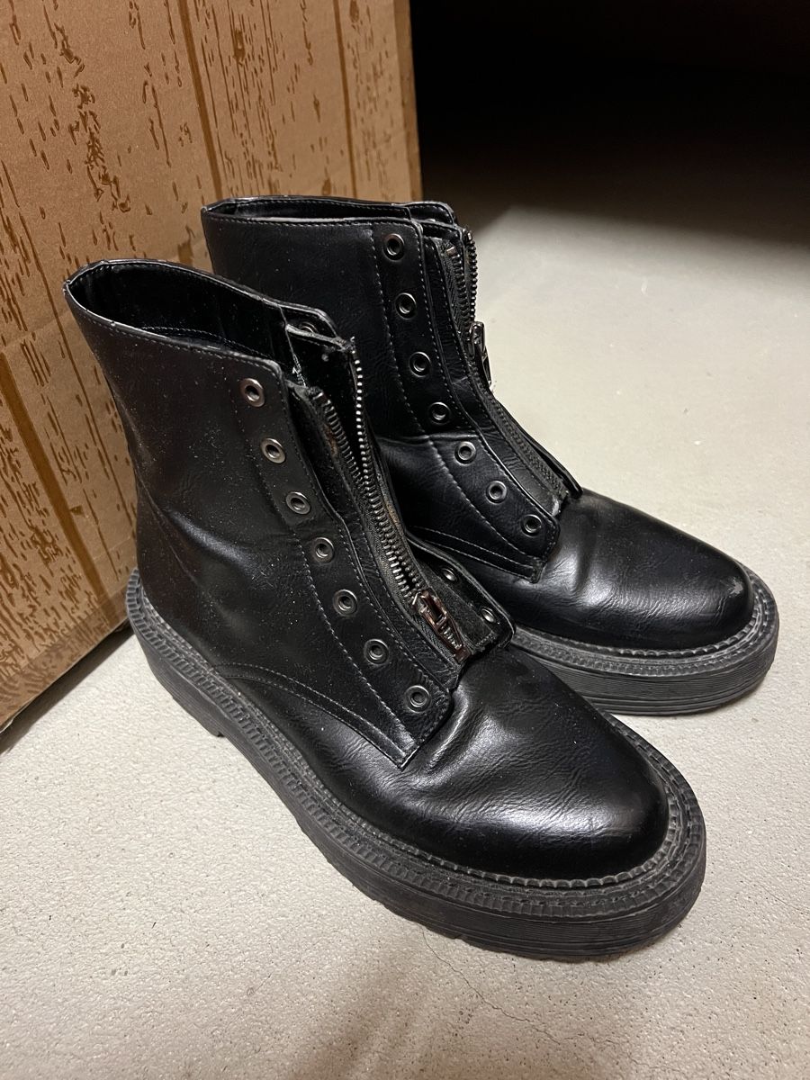 Bershka Scarpe da donna: Leder Stiefel 40 – Usato da Zürich venduto da Ac294 3
