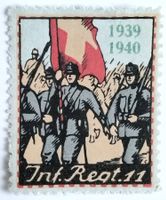 Infanterie Rgt 11, Aufdr grün, 2.WK, Wi Inf 138