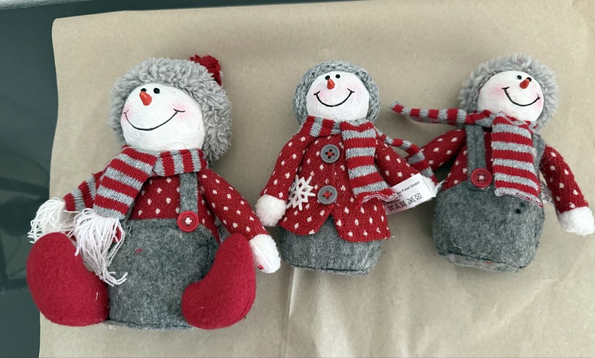 Migros Tutte le decorazioni: Schneemänner 3 Stück – Usato da Pfeffikon LU venduto da pepino17 3