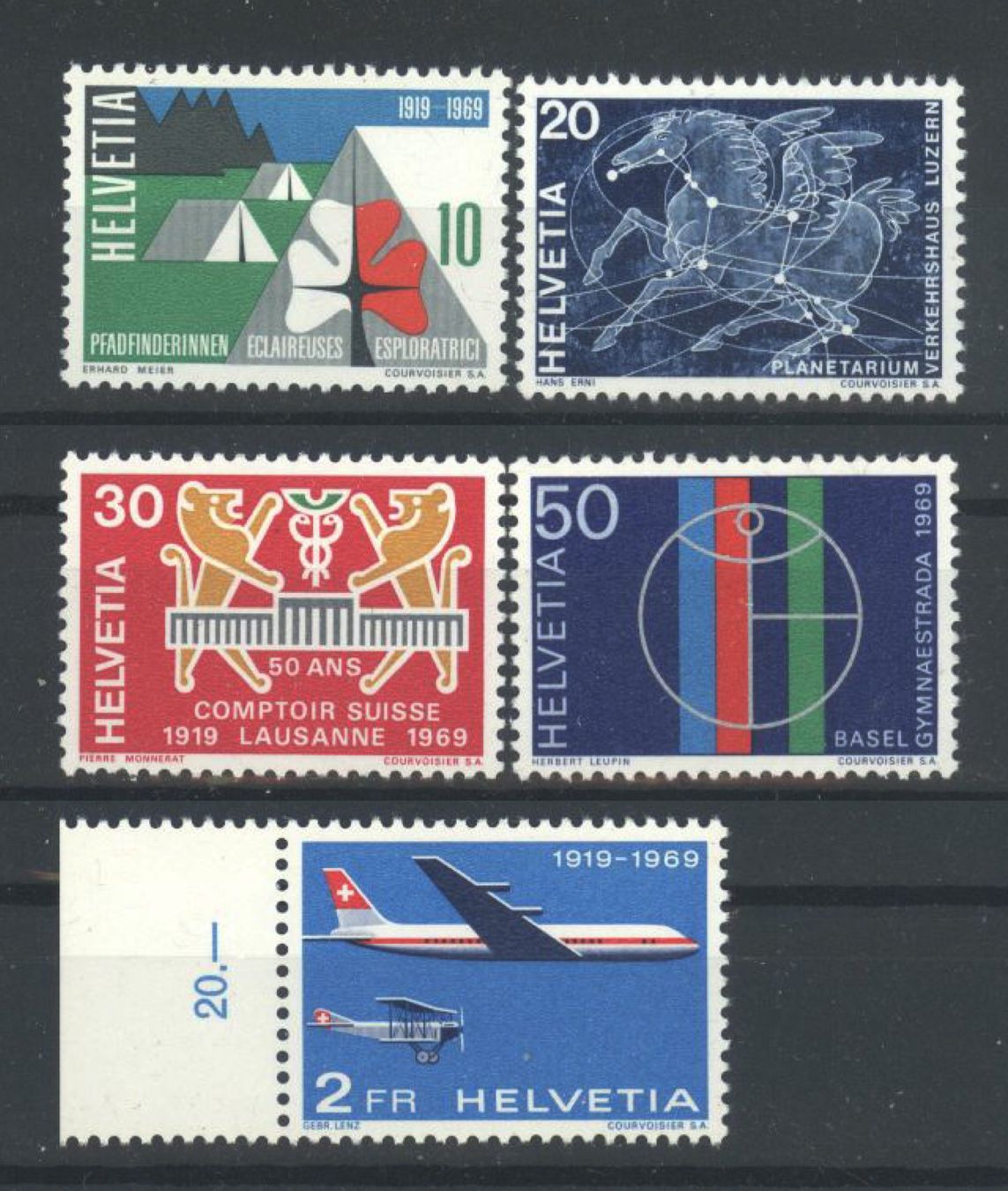 Tutti i francobolli: 1969, Sondermarken I ** – Nuovo (secondo la descrizione) da Willisau venduto da Vollstempel