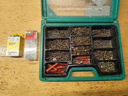 Schrauben Set und Pop Nieten 