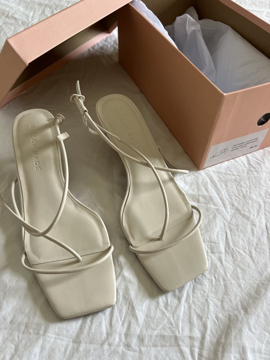 Chaussures femmes: Sandales à talon Nelson Made – Neuf (Voir description) à Genève par MinimalistDressing