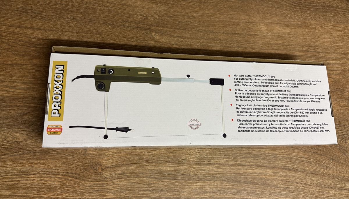 Proxxon Tutte le macchine: Styroporschneider Proxxon Thermocut 650 – Nuovo e nell'imballaggio originale da Nussbaumen AG venduto da olitech5415 1
