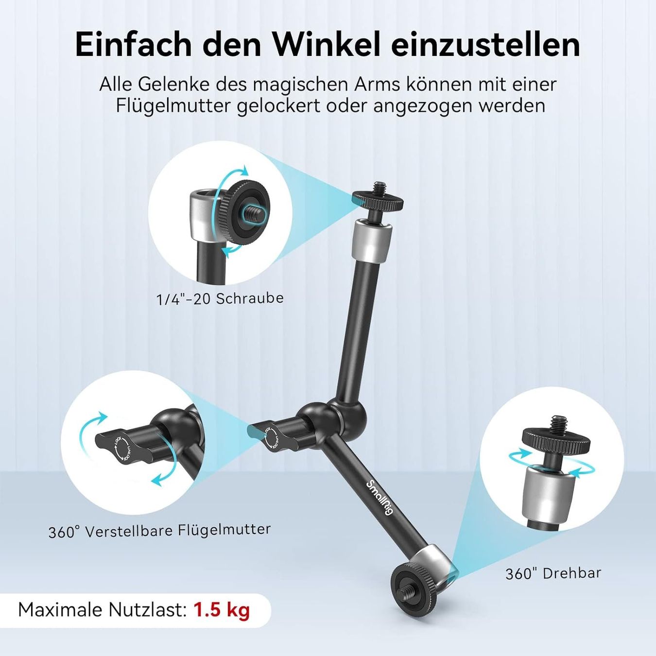 Supporti a parete: 10 Zoll Magic Arm mit Super Clamp Large – Nuovo e nell'imballaggio originale da Geneve venduto da Titi2008 2