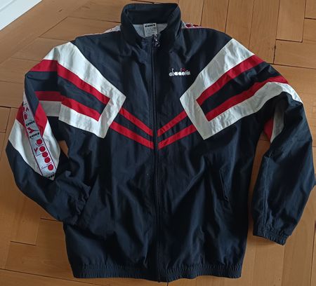 Diadora Trainer Jacke / vintage / retro / rar / nylon / 90's