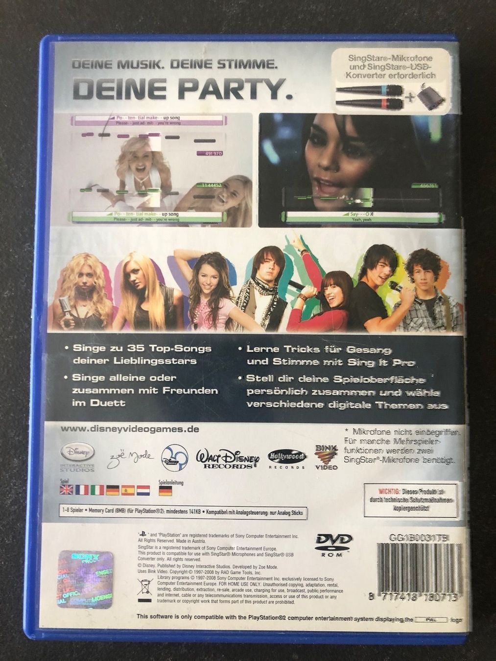 Sony Giochi: Disney Sing It für PS2 – Usato da Kestenholz venduto da Inna09 1
