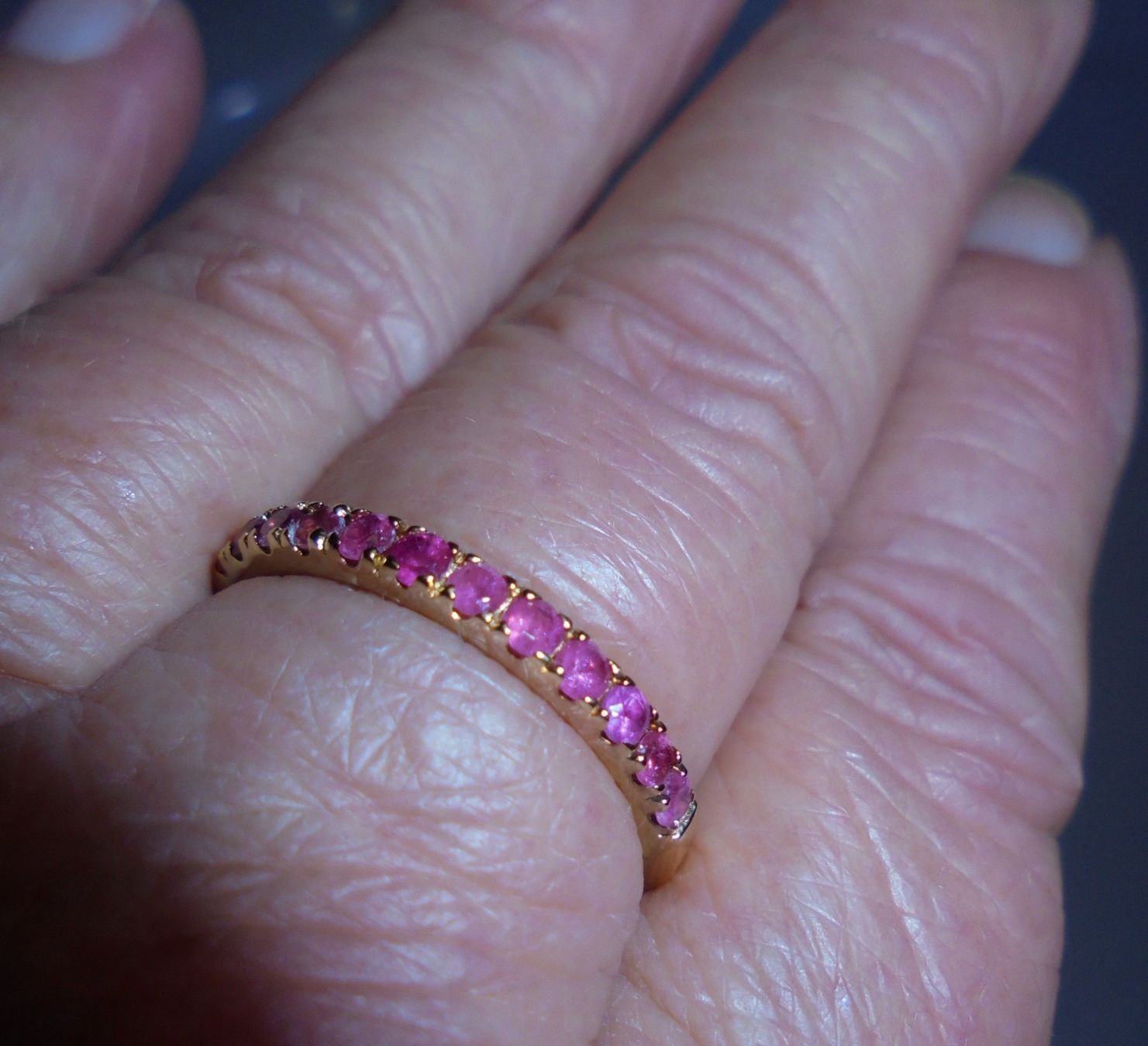 Ringe: Echtschmuck: Madagaskar-Rubin-Silberring, vergoldet / 56 – Neu (gemäss Beschreibung) aus Zuchwil von maumauchi 9
